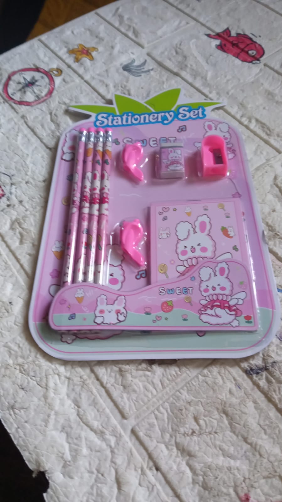 4298 Stationery Kit for Kids - Stationery Set, Includes Wooden Pencil, Sharpener, Pencil and Eraser Set, Small Diary School Supply Set, Birthday Return Gift for Kids, Boys, Girls (9 pc Set) 4298 Stationery Kit for Kids - Stationery Set, Includes Wooden Pencil, Sharpener, Pencil and Eraser Set, Small Diary School Supply Set, Birthday Return Gift for Kids, Boys, Girls (9 pc Set)